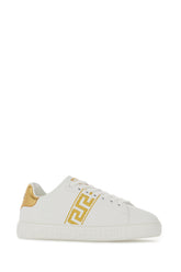 White leather Greca sneakers -  | Wise