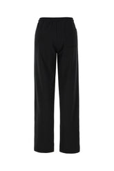 Pantalone jogging in cotone nero -  | Wise