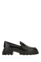 Black leather H674 loafers -  | Wise