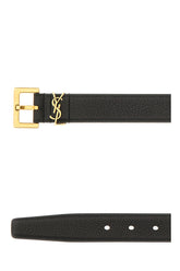 Black leather belt -  | Wise