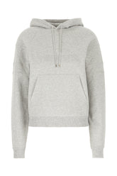 Melange grey cotton blend sweatshirt -  | Wise