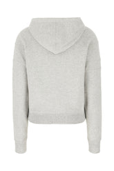 Melange grey cotton blend sweatshirt -  | Wise