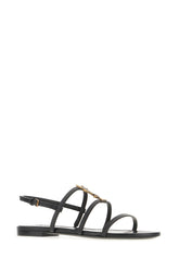 Black leather New Cassandra sandals -  | Wise