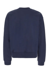 Navy blue cotton sweatshirt -  | Wise