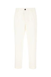 White cotton pants -  | Wise