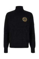 Black cotton blend sweater -  | Wise