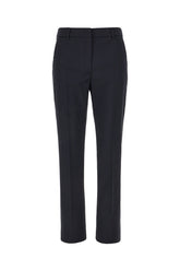 Pantalone Canon in lana blu notte -  | Wise