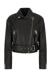 Black nappa leather jacket -  | Wise