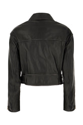 Black nappa leather jacket -  | Wise