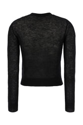 Black nylon blend cardigan -  | Wise