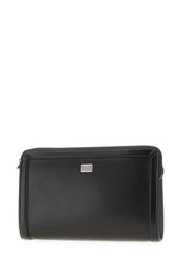 Black leather clutch -  | Wise