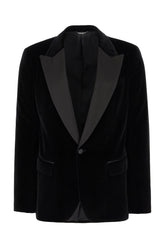 Black velvet blazer -  | Wise