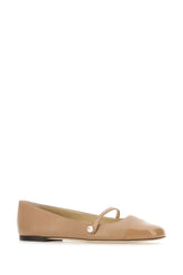 Biscuit nappa leather Elisa ballerinas -  | Wise