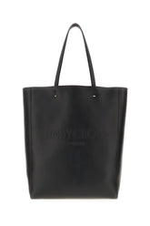 Black leather Lenny shopping bag -  | Wise