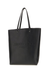 Black leather Lenny shopping bag -  | Wise