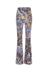 Pantalone in ciniglia e rete multicolor -  | Wise