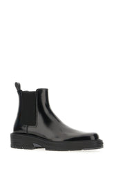 Black leather ankle boots -  | Wise