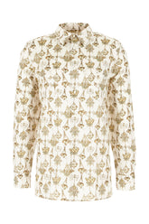 Printed stretch silk shirt -  | Wise