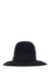 Cappello Eleonora Folar in feltro blu notte -  | Wise