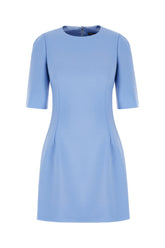 Light blue wool dress -  | Wise