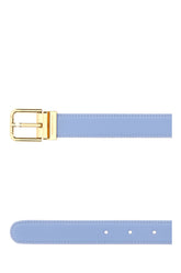 Light blue leather belt -  | Wise