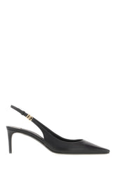 Black nappa leather pumps -  | Wise