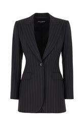 Embroidered stretch wool blazer -  | Wise