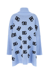 Light-blue wool oversize sweater -  | Wise