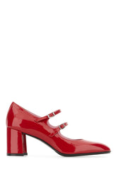 Red leather Alice pumps -  | Wise