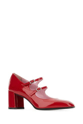 Red leather Alice pumps -  | Wise