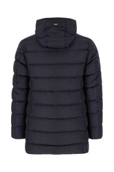 Midnight blue nylon down jacket -  | Wise