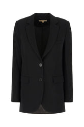 Black triacetate blend blazer -  | Wise