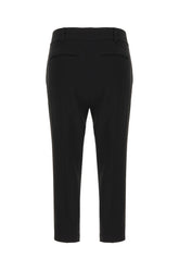 Pantalone in misto triacetato nero -  | Wise