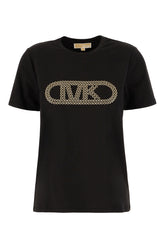 Black stretch cotton t-shirt -  | Wise