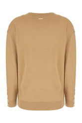 Biscuit wool sweater -  | Wise