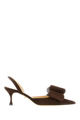 Chocolate suede leather Le Cadeau pumps -  | Wise