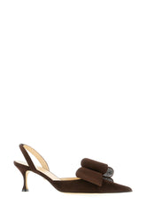 Chocolate suede leather Le Cadeau pumps -  | Wise