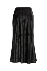 Black polyester skirt -  | Wise