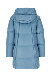 Light blue nylon down jacket -  | Wise