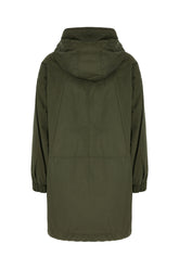 Piumino reversibile in misto cotone verde militare -  | Wise