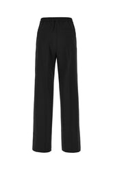 Pantalone in misto poliestere stretch nero -  | Wise