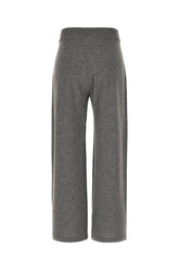 Pantalone jogging in misto lana grigio scuro -  | Wise