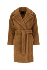 Biscuit wool blend coat -  | Wise