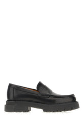 Black leather loafers -  | Wise