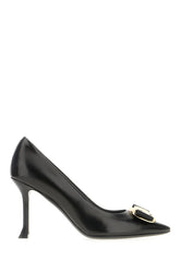 Black nappa leather pumps -  | Wise