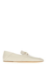 Ivory leather loafers -  | Wise