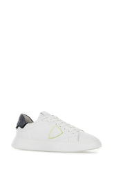 White leather Temple Low sneakers -  | Wise