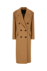 Camel cashmere blend coat -  | Wise