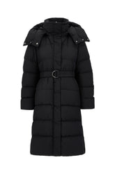 Black polyester down jacket -  | Wise