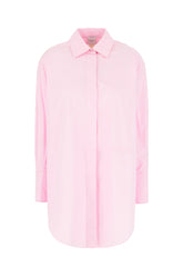 Pink poplin shirt dress -  | Wise